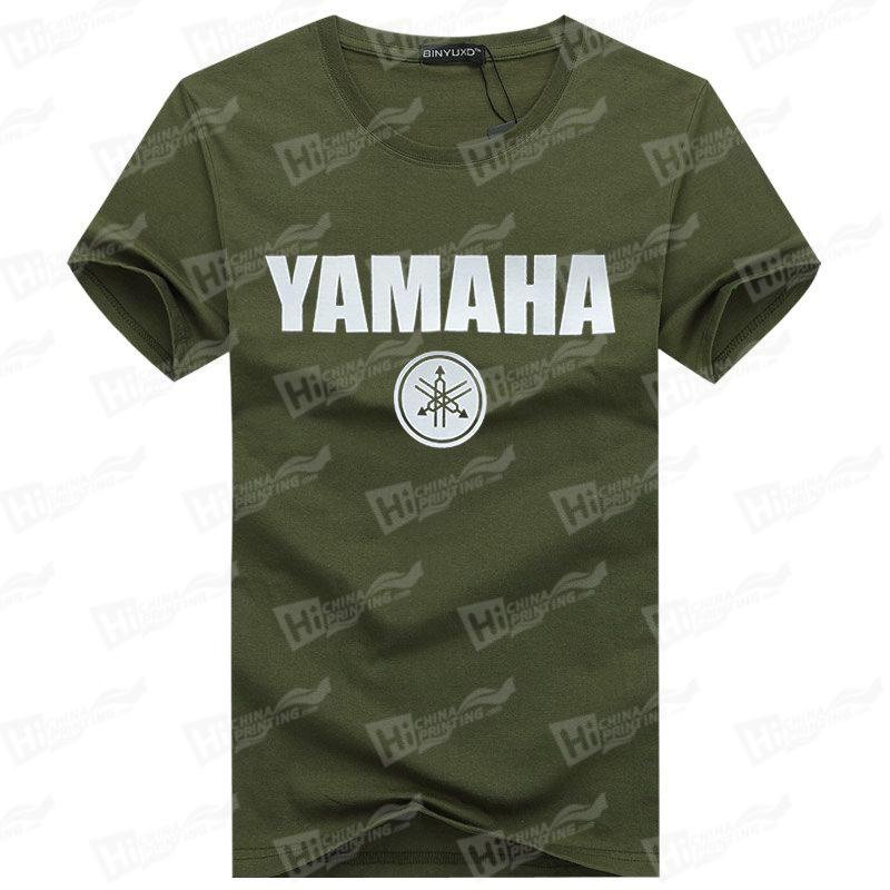 YAMAHA--Screen Printed Men's Short-Sleeve Tee Shirts For Wholesale
